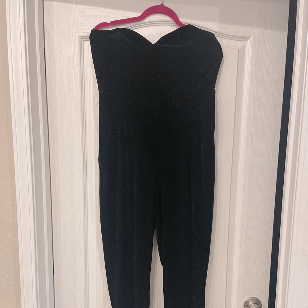 Express Strapless Romper— Black Size 14